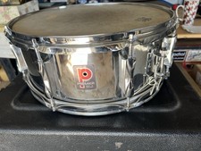 Vintage Premier England Metal Snare Drum 14x5.5