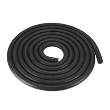 Foam Rubber Seal Weather Strip 13mm Diameter 3 Meters Long Black