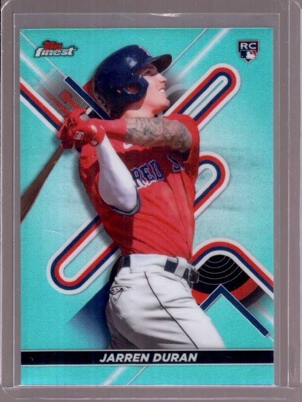 JARREN DURAN 2022 Topps Finest #10 Aqua Refractor Rookie RC #198/199