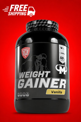 Mammut Nutrition Crash Weight Gainer Powder Vanilla - 4.5 kg - 518 kcal