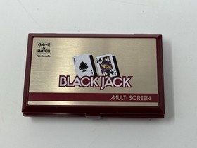 Nintendo Game and Watch 1985 Black Jack Handheld BJ-60 Multi-Screen Complete