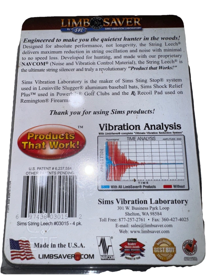 SVL Limbsaver String Leech 3015 Archery, Compound Bows - Image 2 of 3