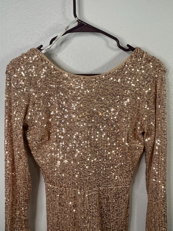 Papaya Sequin Romper size Small NWT - Image 2 of 4