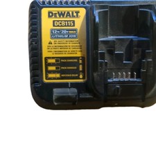 DEWALT DCB115 12V/20V MAX Lithium Ion Power Tool Battery Charger Black Genuine