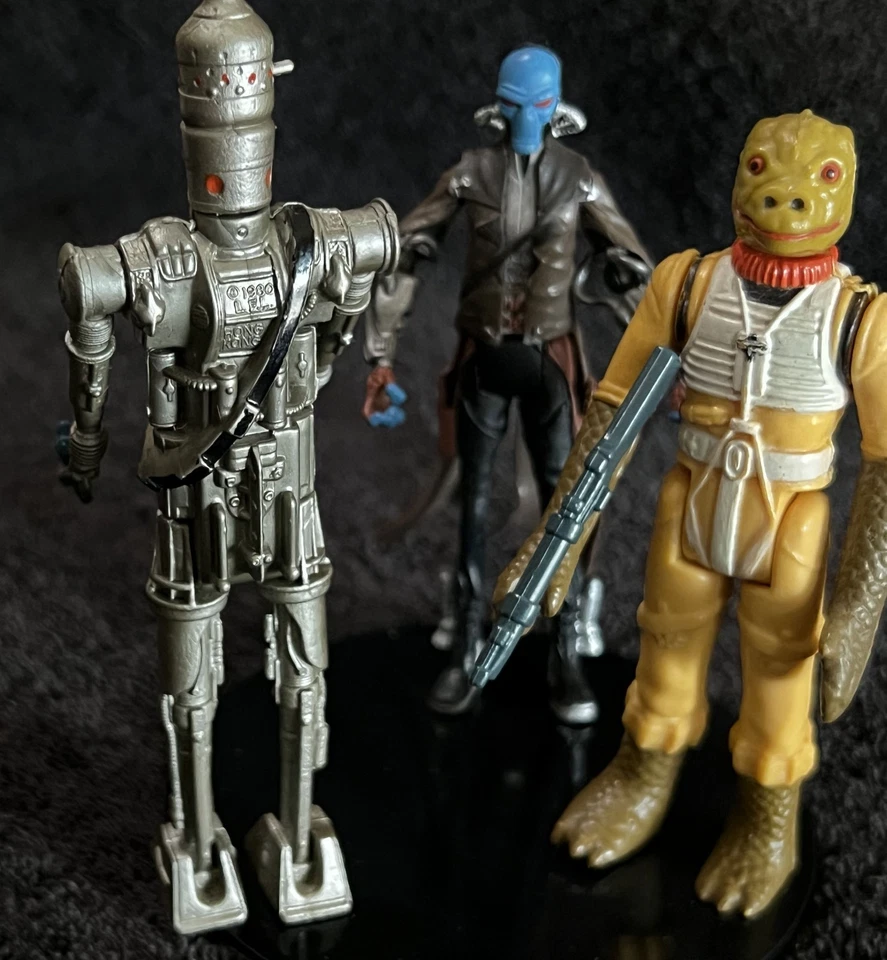 1977-80 IG-88 & BOSSK w/CADE BANE • VINTAGE KENNER STAR WARS - Image 3 of 4