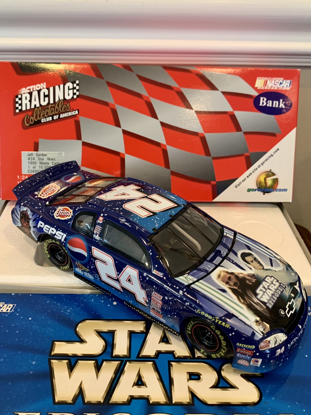 1999 Jeff Gordon Pepsi Star Wars Episode I Action NASCAR 1:24 Die-Cast Limited - Picture 4 of 12