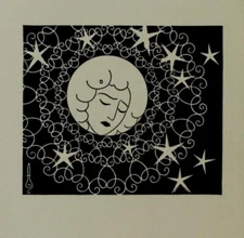 Vintage Moon Art Print – How the Moon Thanked the Boys  Boris Artzybasheff 1927