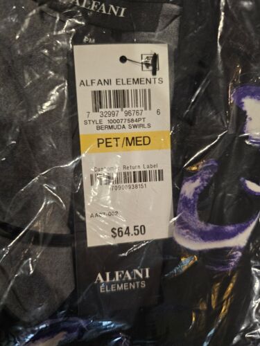Alfani PET/MED Bermuda Swirls - Picture 3 of 3
