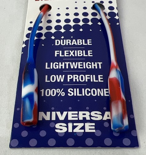 Cablz Silicona Edición Especial. Retenedor de gafas ajustable 16" rojo blanco y azul - Imagen 2 de 6