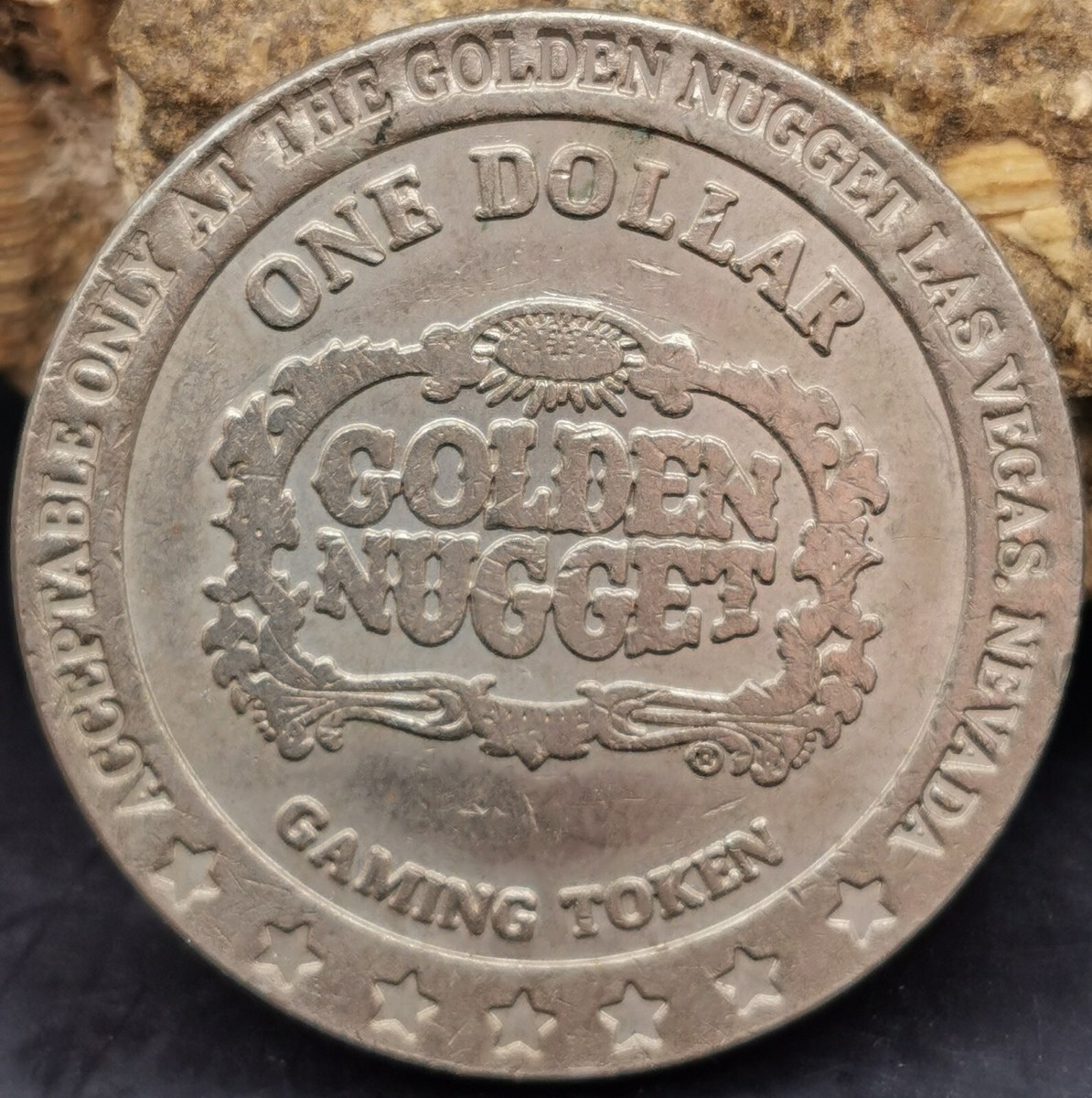 GOLDEN NUGGET HOTEL CASINO $1 ONE DOLLAR GAMING COIN/TOKEN - Las