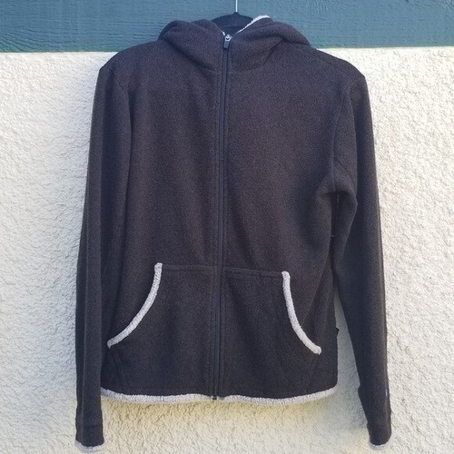 Kuhl Alfpaca fleece full-zip hoodie brown large