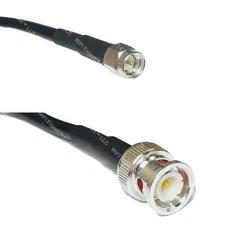LMR200 Silver SMA MALE to BNC MALE Coax RF Cable USA Lot