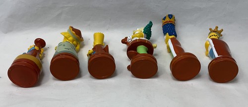 2002 The Simpsons 3D Red Chess Figures / Replacement Pieces / Cake Toppers -Bart - Picture 7 of 12