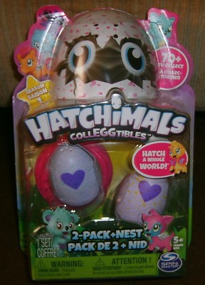 Hatchimals Colleggtibles Season 1, 2-Pack + Nest, Brand New Unopened
