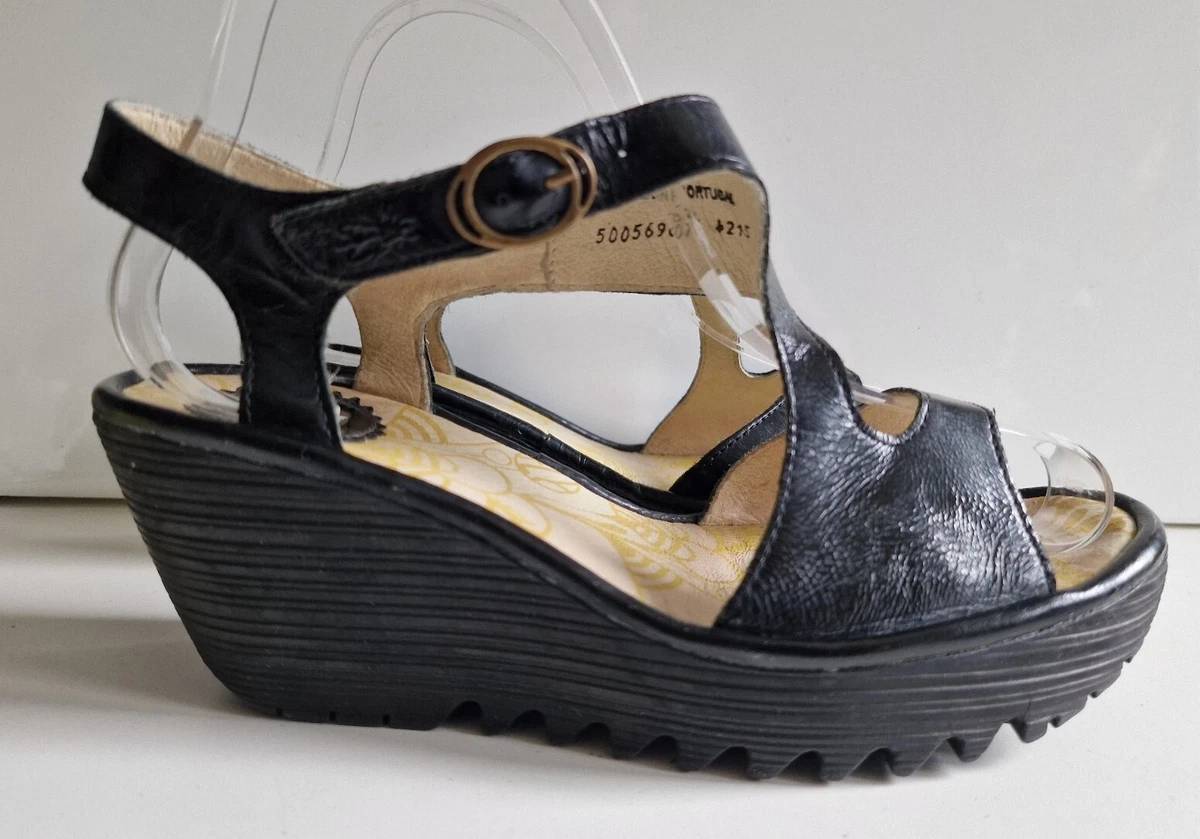Fly london sandals black sale