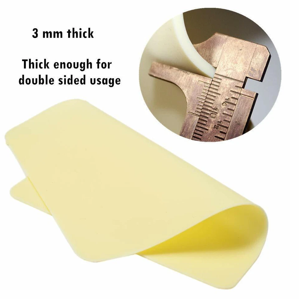 8" X 12" Grande Tatuaje en Blanco Práctica Piel Microblading Tatuaje Doble Lado Piel Foto 3 de 4