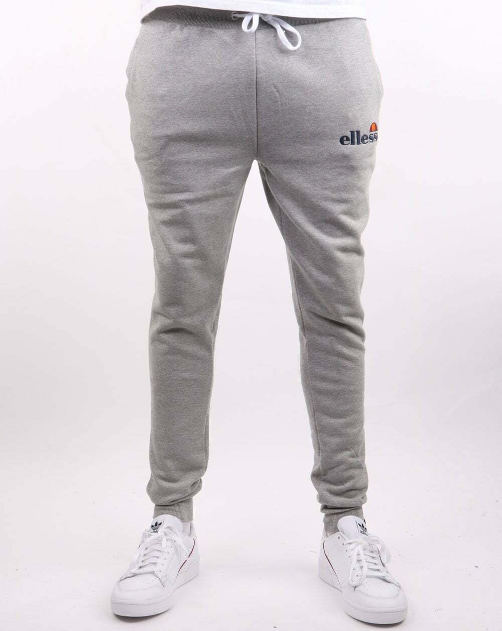 Ellesse Jog Pants in Grey Marl - tracksuit bottoms, joggers, sweatpants |  eBay