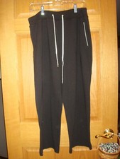 FRESH PRODUCE Spa Refresh Black  White Capri Size L