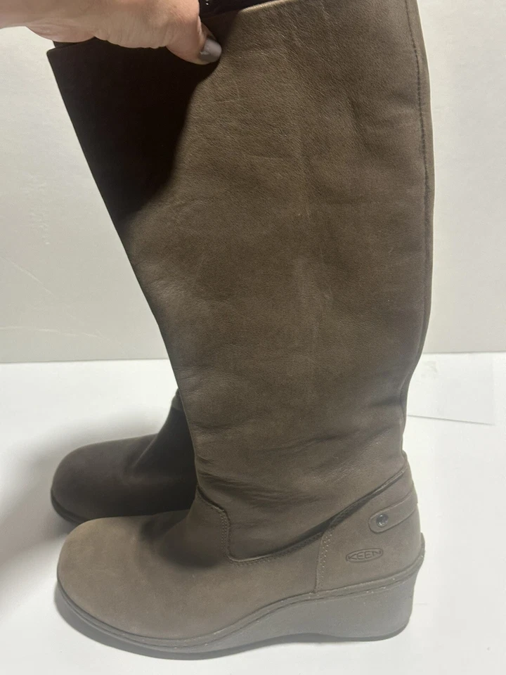 Botas de cuña hasta la rodilla KEEN AKITA marrón gamuza para mujer talla 7,5 Foto 4 de 4