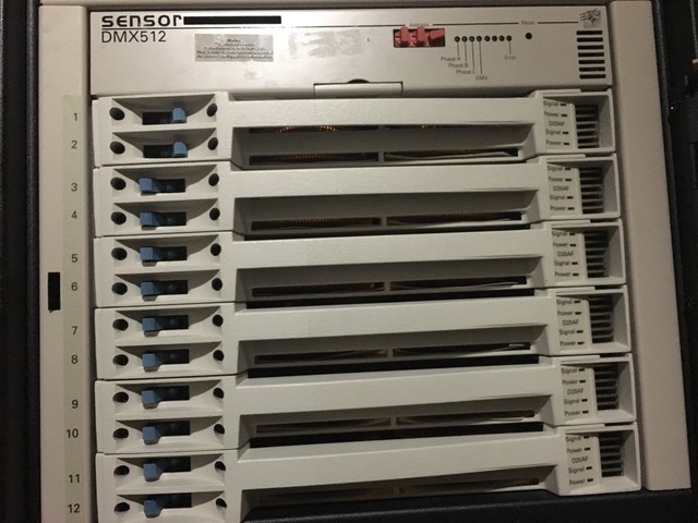 ETC 12 Channel Portable Sensor Rack, Twist Lock, Road Case Included | eBay