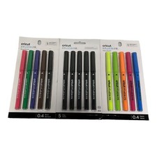 Cricut Infusible Ink Black Pens Pack NEON BASIC LOT OF 3 - 15 PENS