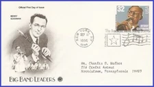 USA3 #3099 ADDR PCS ARTCRAFT FDC   Benny Goodman