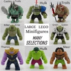 LEGO LARGE Minifigures Hulk Thanos Maui Trolls MANY SELECTIONS