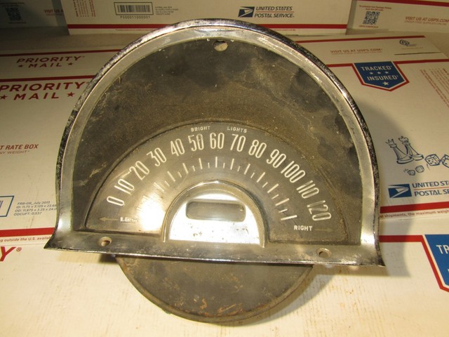 Vintage 1955 Pontiac Chieftain Speedometer Dash Gauge Cluster 1583241