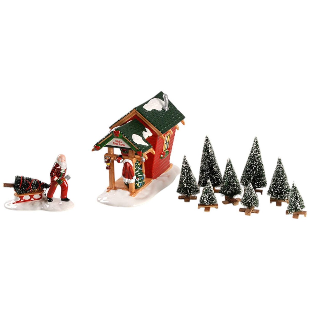 デパートメント56のNICK’s TREE FARM Department 56 Snow Village Nick'S Tree Farm - Nb737, No Box