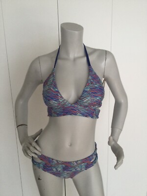 Aerin Rose Simple Luxury Alps Bikini Set Two Piece Size M