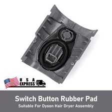 Switch Button Rubber Pad Replacepart 110V/220V for Dyson Hair Dryer HD01 HD02 US