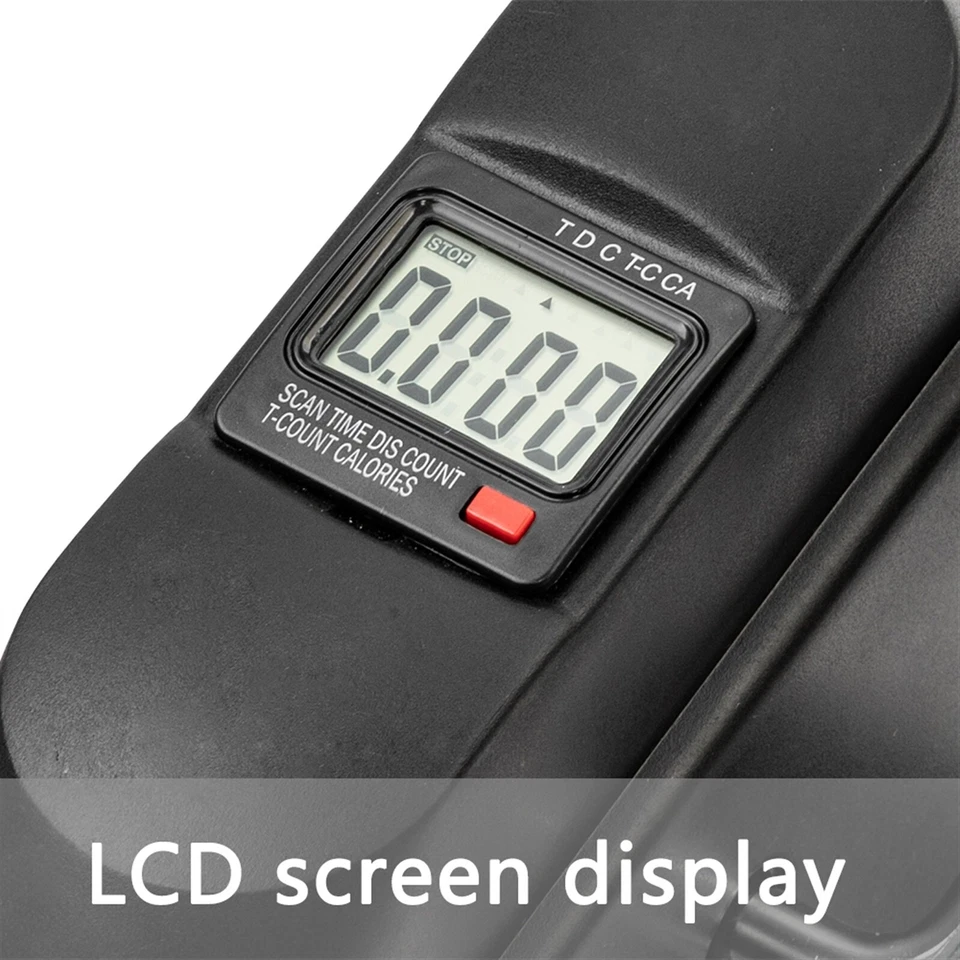 Exercise Bike Mini Pedal Exerciser Under Desk Foot Peddler Fitness Trainer Home - Image 3 of 4