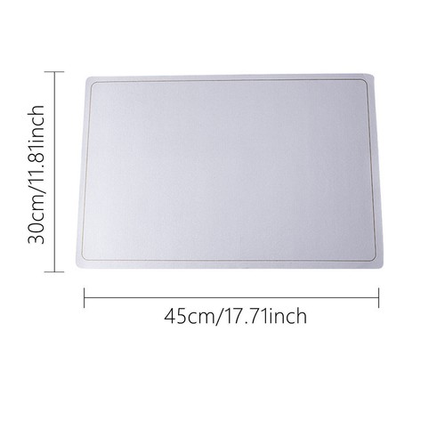Set of 4 Faux Leather Placemat Kitchen Dining Table Mats Heat Resistant Non-Slip - Picture 36 of 50
