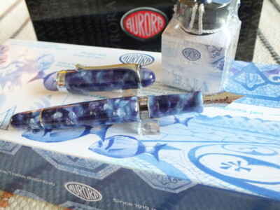 Aurora 88 Viaggio Segreto 888 Baia Di Napoli 18K Fountain Pen DHL express