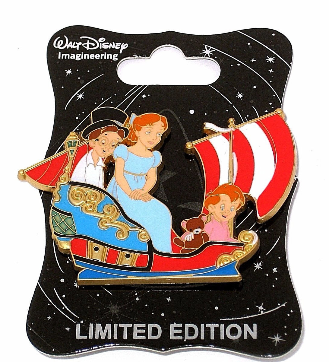 D23 Expo LE 300 RARE WDI Disney Pin✿ Peter Pan Flight Wendy