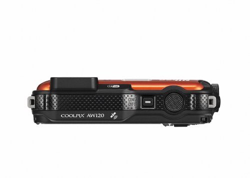 デジタルカメラ COOLPIX AW120 SUNSHINE ORANGE Amazon | Nikon デジタルカメラ AW120 防水 1600万画素