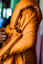 Buddhist Monk Robe and Shawl Set, Meditation attire, gift for Monk 100 Cotton