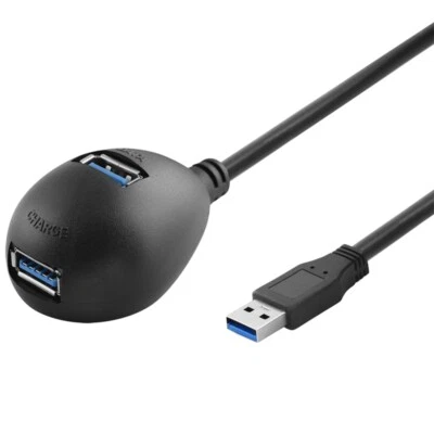 BESTPLUG Cable de extensión USB 3.0 cable 2 hembra para Wi-Fi Internet Stick con base