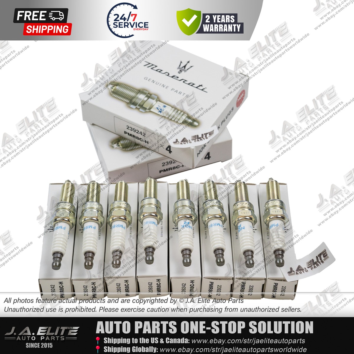 8pcs Genuine Spark Plugs for Maserati Quattroporte GranTurismo GC