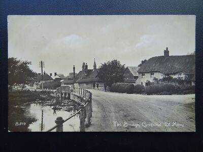 Wiltshire CODFORD ST. MARY Die Brücke um 1915 RP Postkarte von Grosvenor Serie