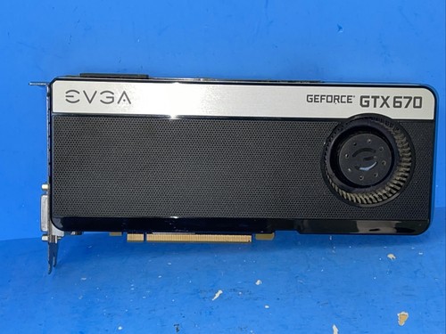 GEFORCE EVGA NVIDIA GTX 670 PN 04G-P4-2671-BR Video Graphics Card