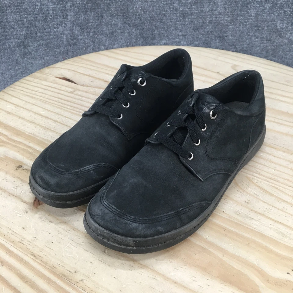 Easy Spirit Shoes Womens 8.5 M Tracery Casual Sneakers Black Suede Lace Up - Image 3 of 4