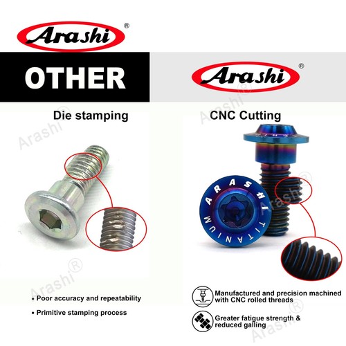 Front Rear Brake Discs Rotors + Bolts Screws For Suzuki GSXR1000 2003 2004 K3 K4 - Picture 18 of 23