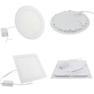 2X 9W Natural White LED Recessed Ceiling Panel Down Lights Fixture Epistar Lamp