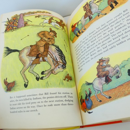 BUFFALO BILL by Ingri & Edgar Parin d'Aulaire 1st Edition 1952 HC DJ Ex Libris - Foto 6 di 8