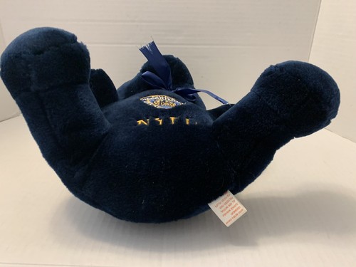 2001 City Of New York Police Department Bear Plush Stuffed Animal Dark Blue - Picture 5 of 7