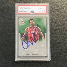 2012-13 Panini Brilliance #126 Larry Sanders Signed Card AUTO PSA/DNA Slabbed Bu