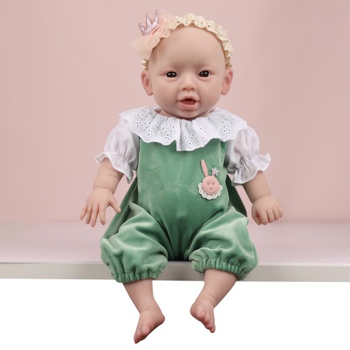 Full Body Silicone Baby Girl Rebirth Doll Newborn Baby - Picture 7 of 18