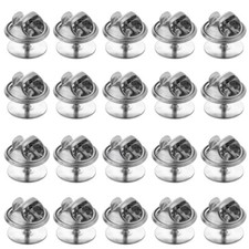 Pin Badge Backs Replacement Metal Enamel Pin Backing Pin Back Blank
