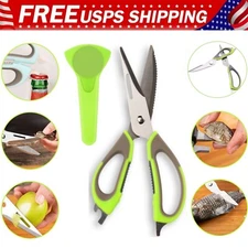 Heavy Duty Kitchen Scissor Stainless Steel All Purpose Ultra Sharp for Fish Meat